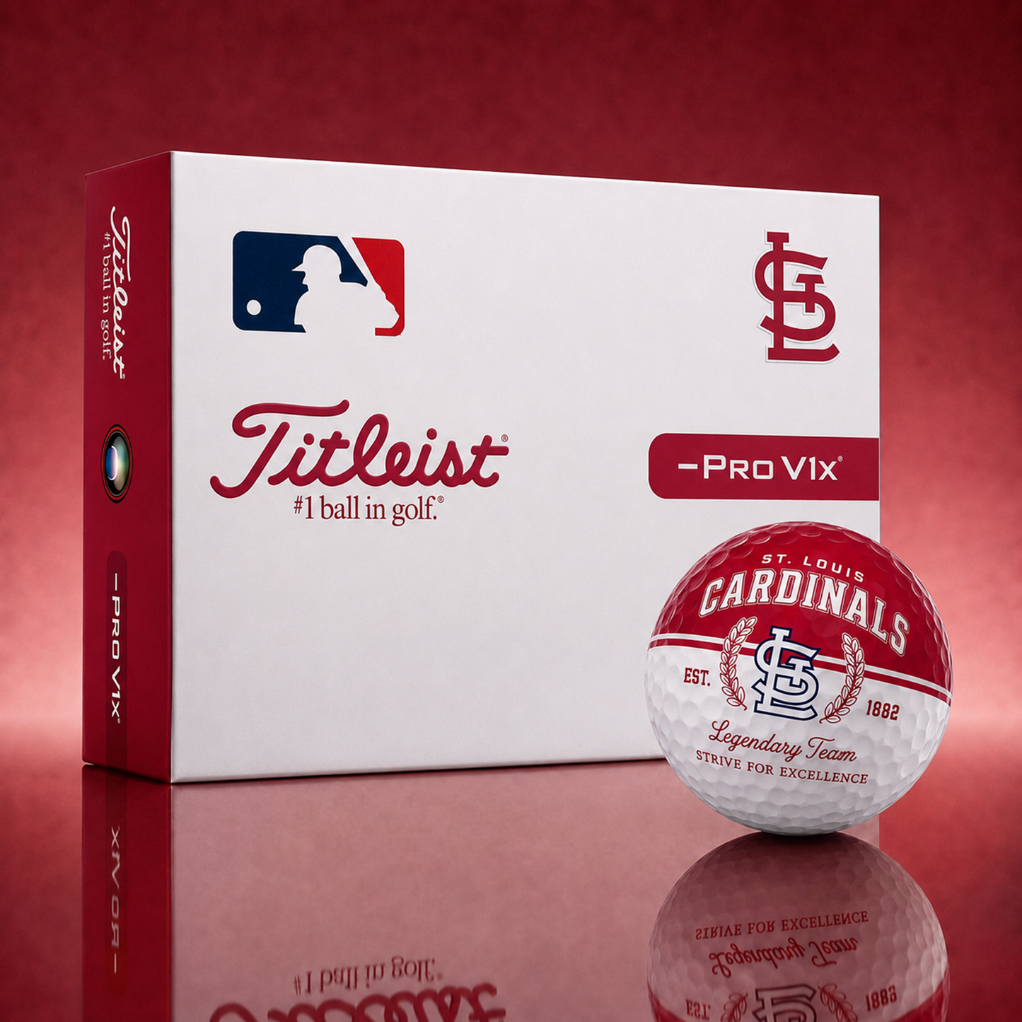 Exclusive MLB x STL Legendary Team Golf Ball