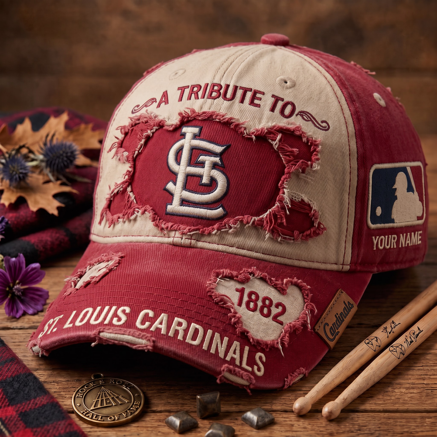 Exclusive MLB x STL Personalized Name Cap