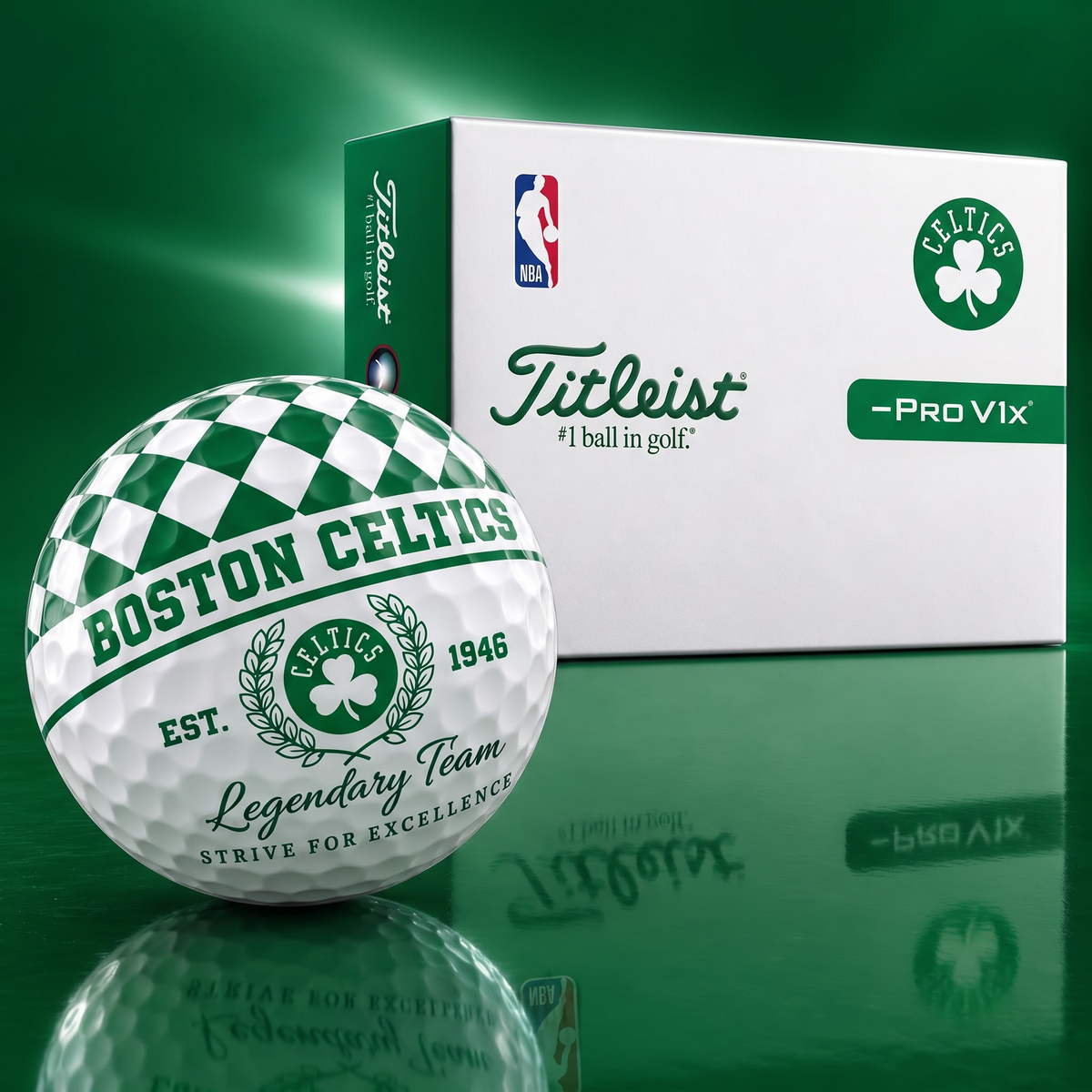 Exclusive NBA x BOS Legendary Team V6 Golf Ball