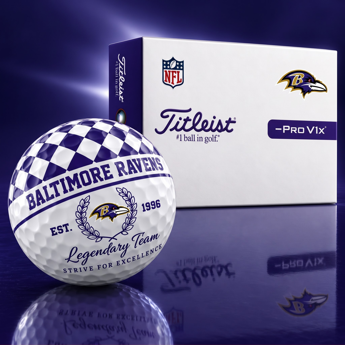 Exclusive NFL x BAL Legendary Team V6 Golf Ball HLP HLPHUONG 021026