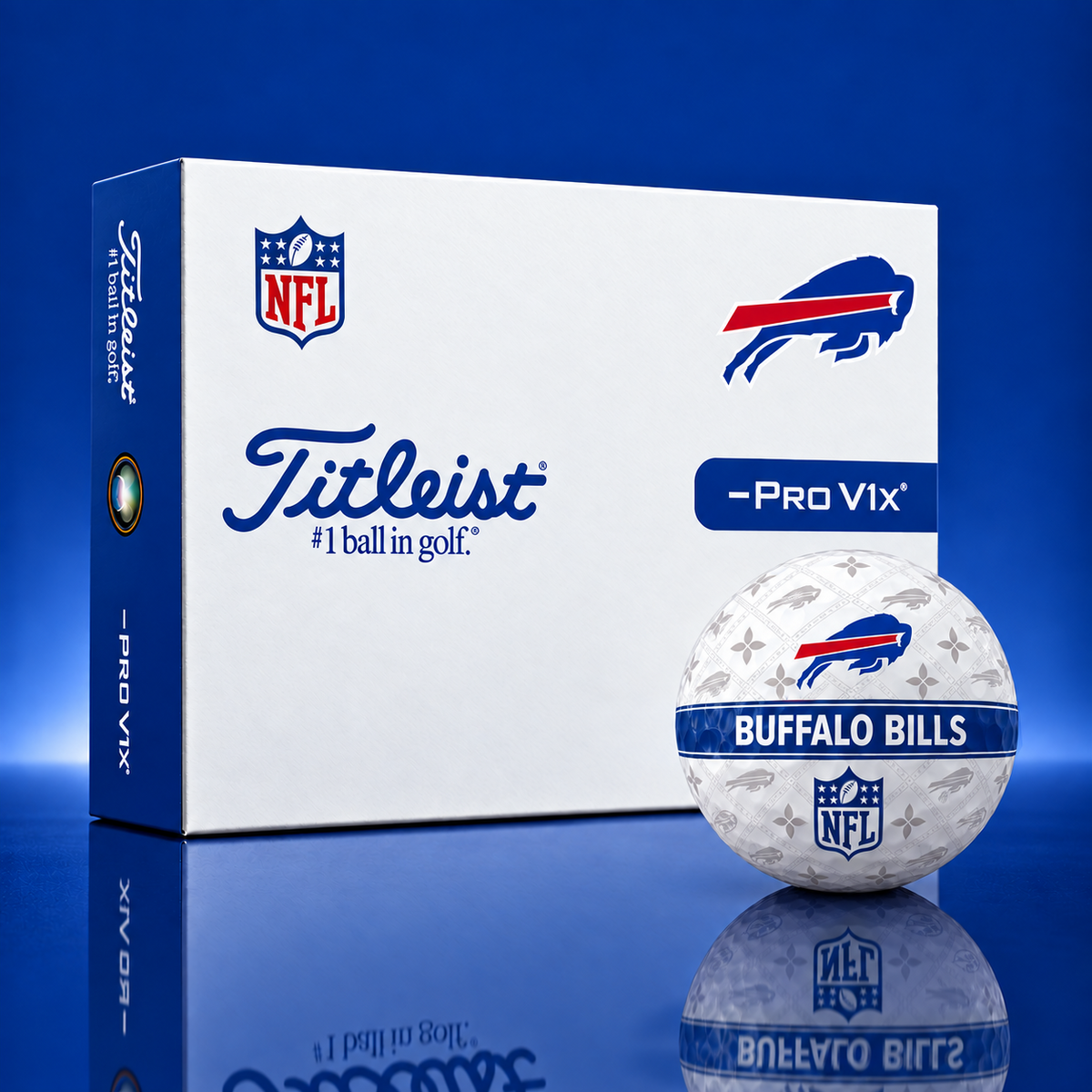 Exclusive NFL x BUF Pattern Golf Ball