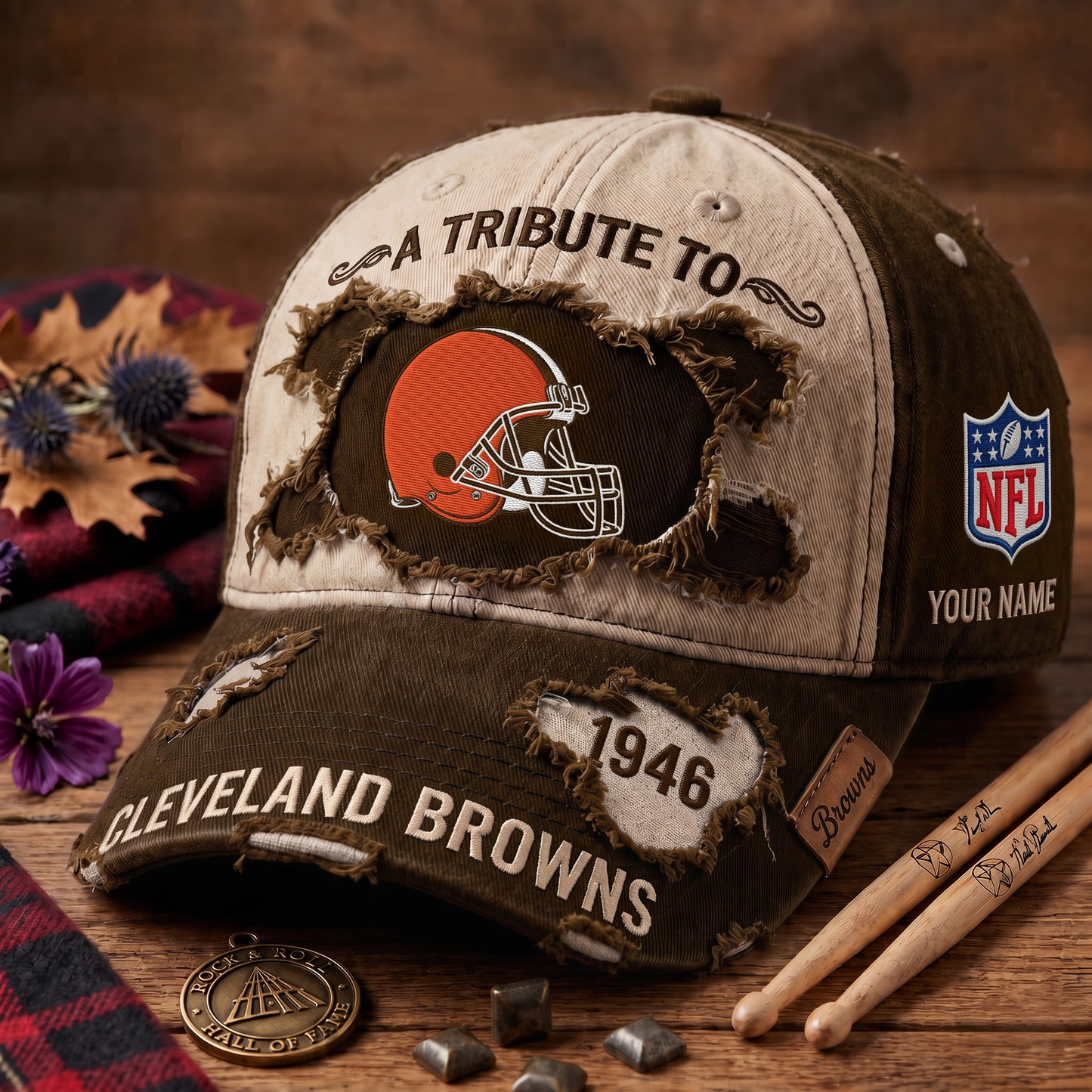 Exclusive NFL x CLE Personalized Name Cap
