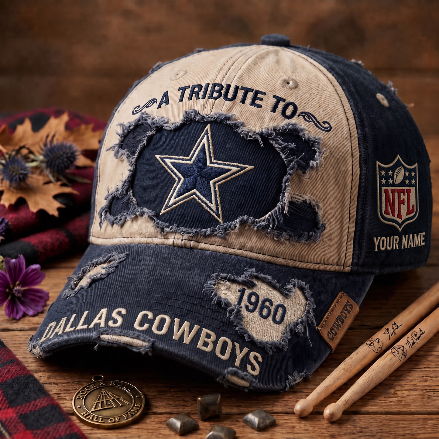 Exclusive NFL x DAL Personalized Name Cap