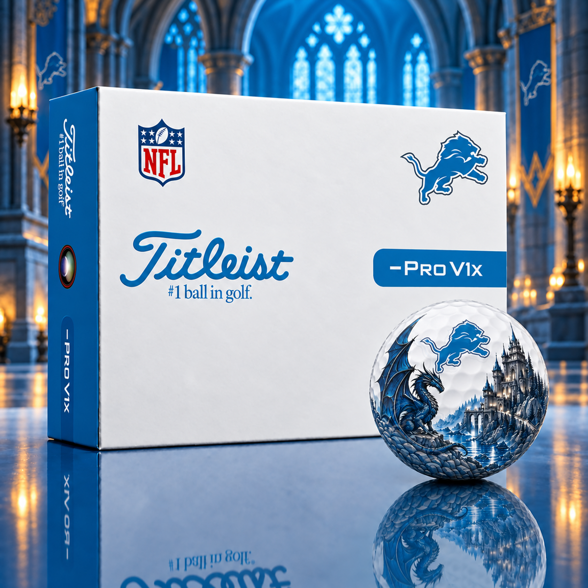 Exclusive NFL x DET Fantasy Golf Ball