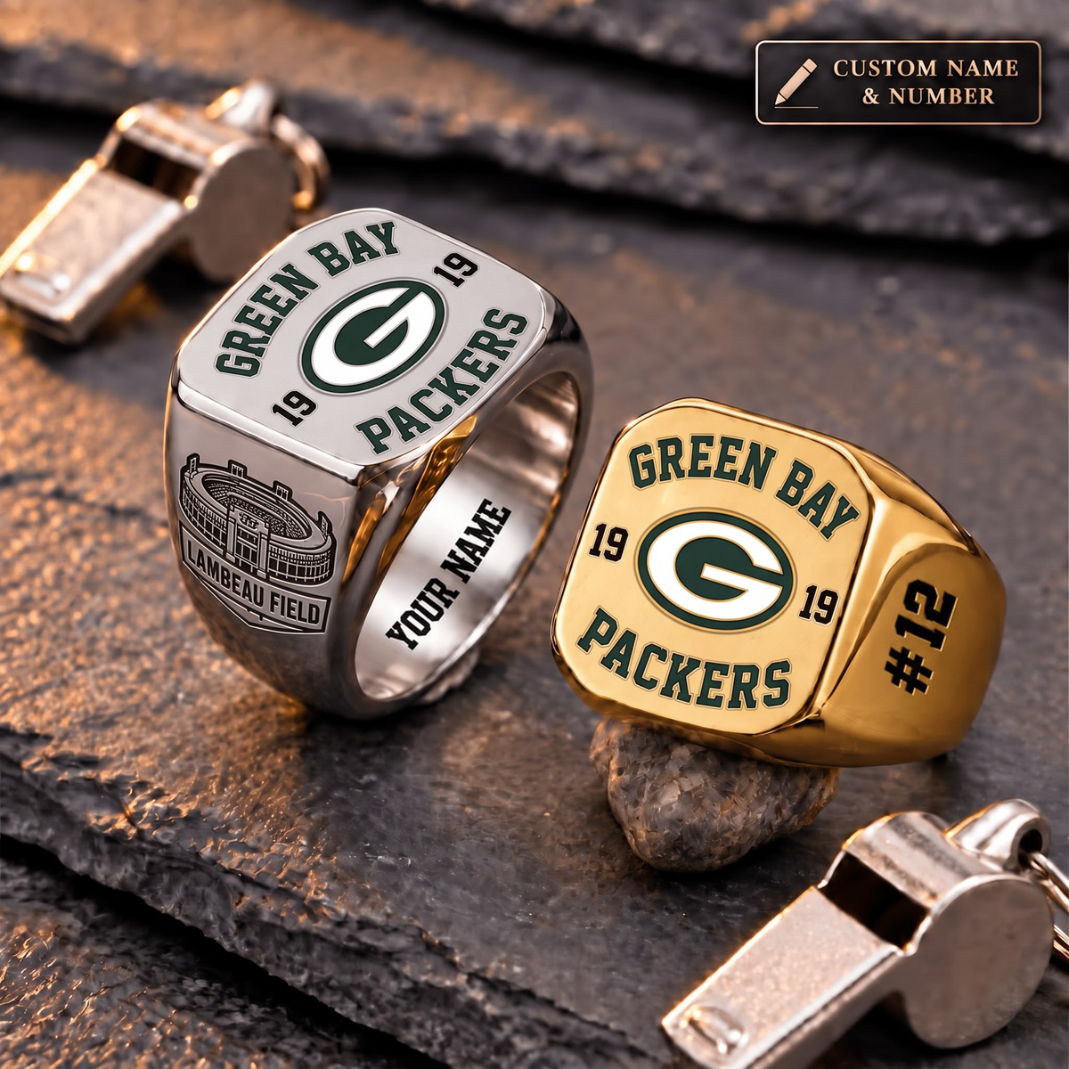 Exclusive NFL x GB Classic Personalized Ring