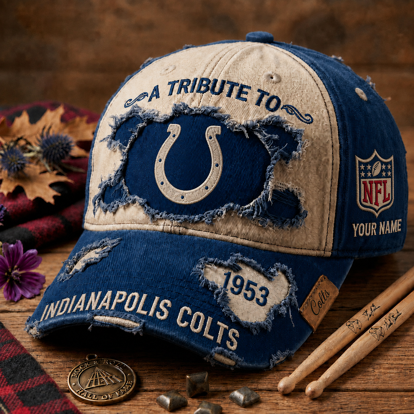 Exclusive NFL x IND Personalized Name Cap
