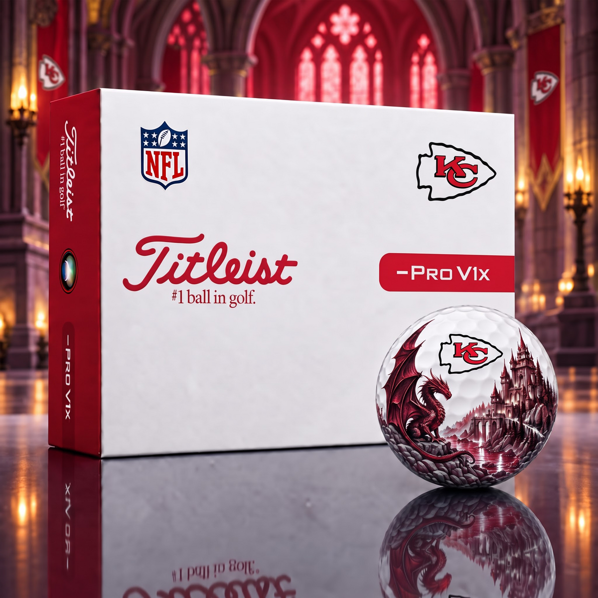 Exclusive NFL x KC Fantasy Golf Ball