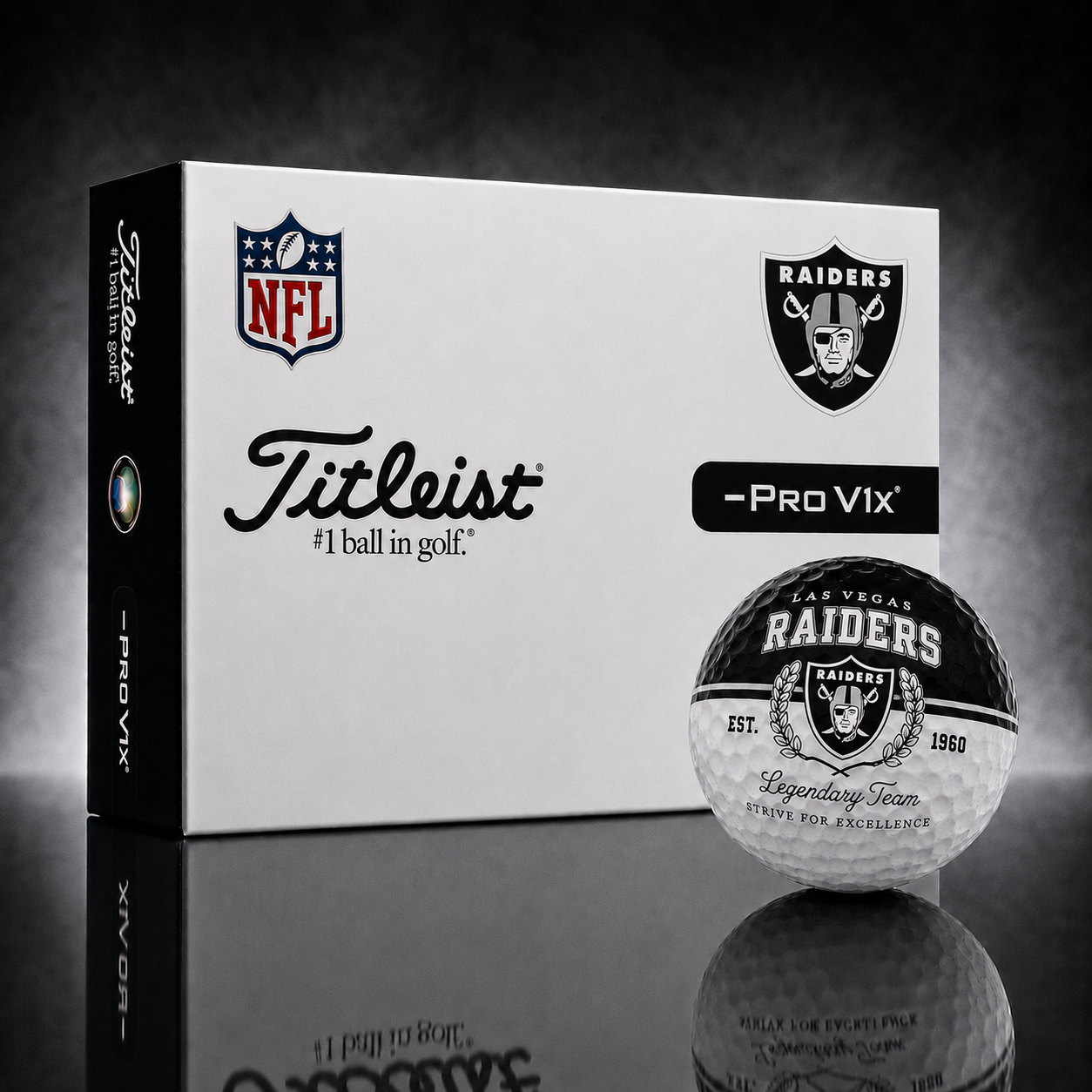 Exclusive NFL x LV Legendary Team Golf Ball