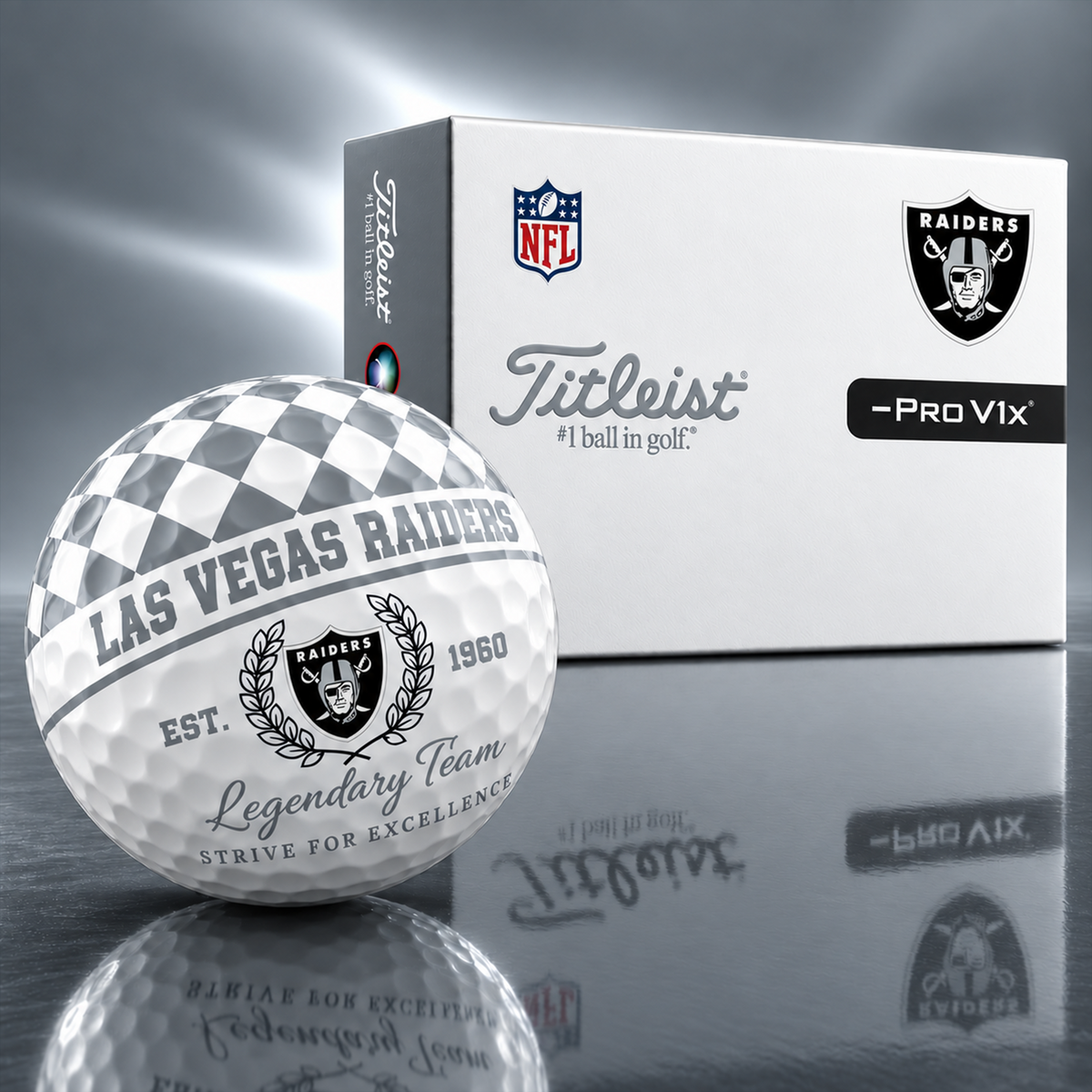 Exclusive NFL x LV Legendary Team V6 Golf Ball HLP HLPHUONG 021026
