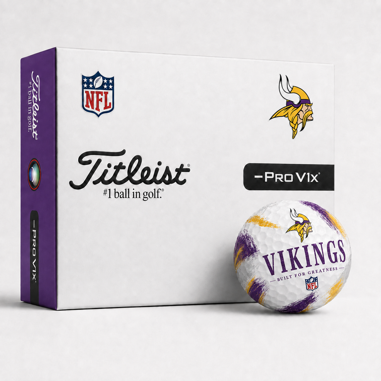 Exclusive NFL x MIN Greatness Team Golf Ball