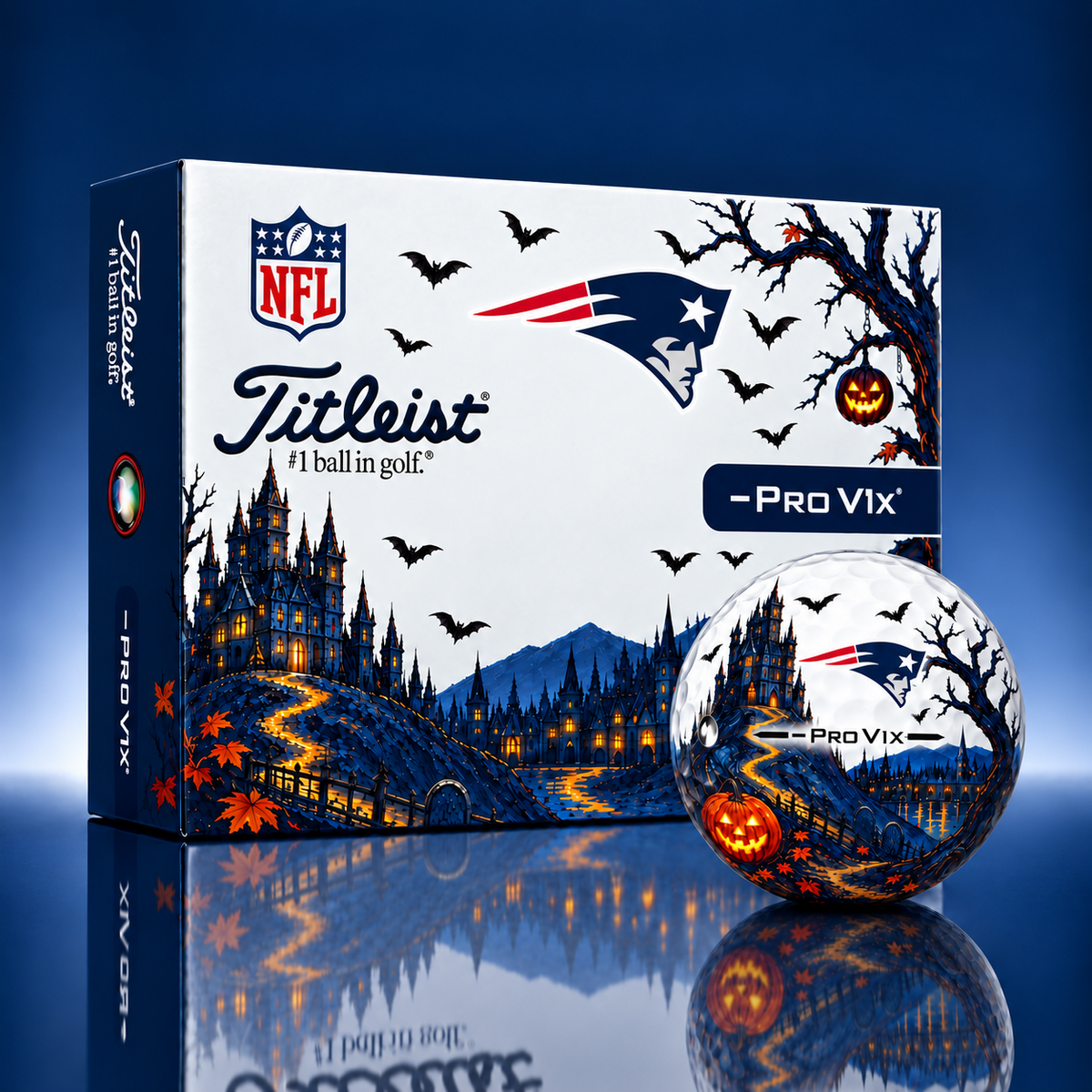 Exclusive NFL x NE Halloween V3 Golf Ball