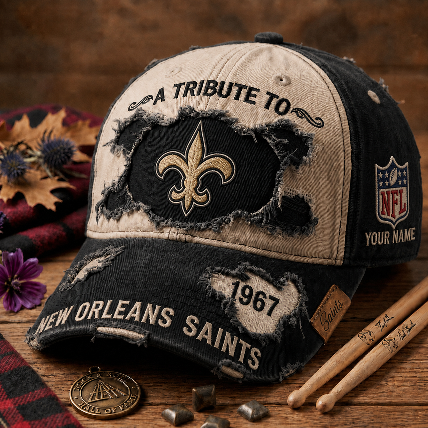 Exclusive NFL x NO Personalized Name Cap