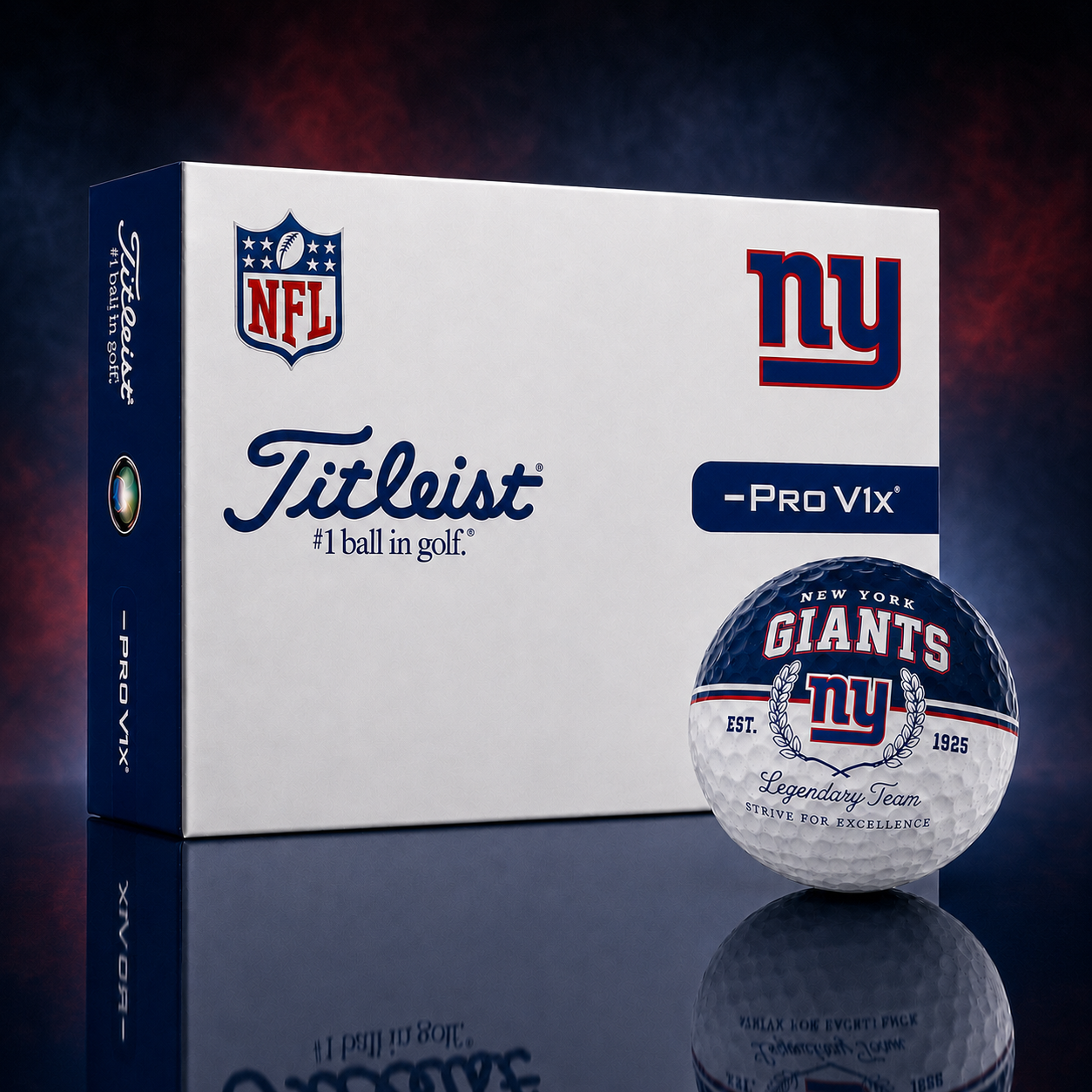 Exclusive NFL x NYG Legendary Team Golf Ball