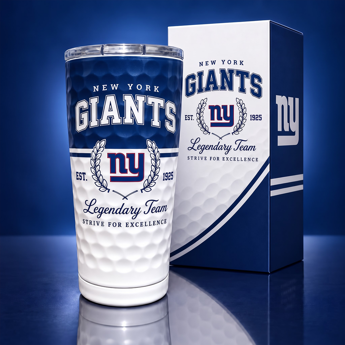 Exclusive NFL x NYG Legendary Team Golf Tumbler