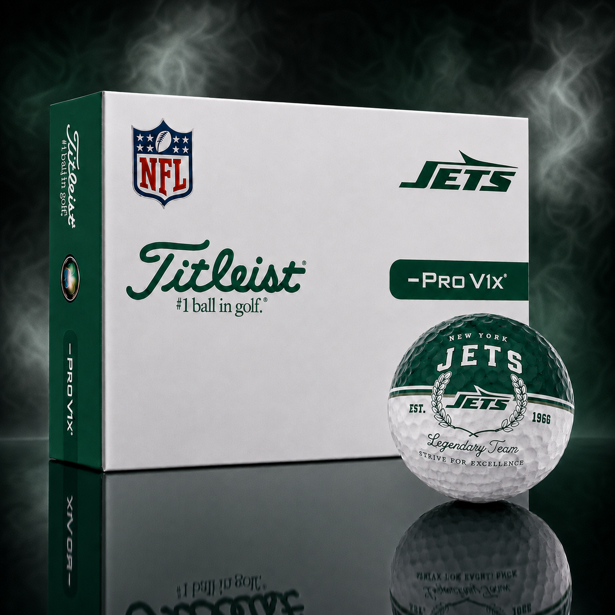Exclusive NFL x NYJ Legendary Team Golf Ball