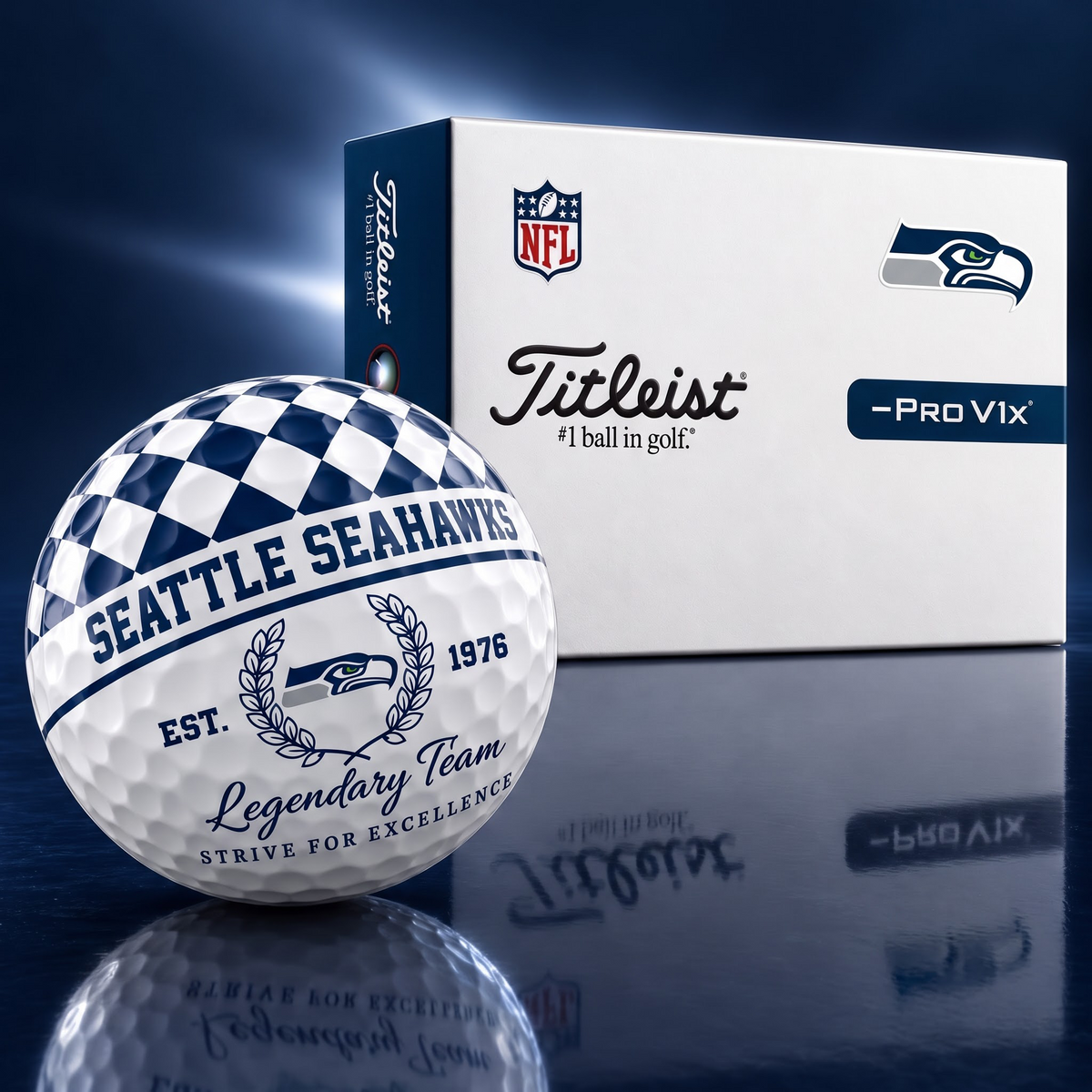 Exclusive NFL x SEA Legendary Team V6 Golf Ball HLP HLPHUONG 021026