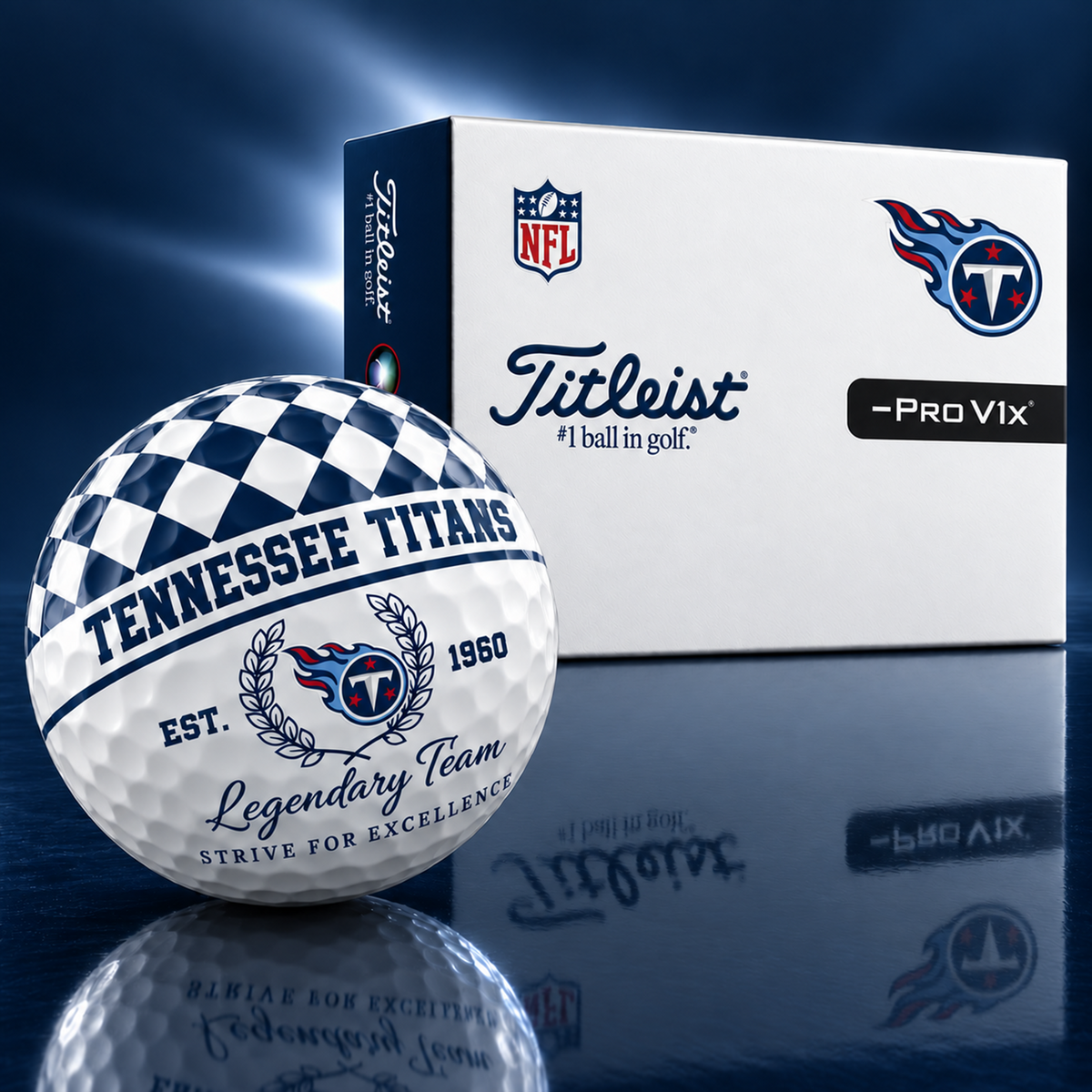 Exclusive NFL x TEN Legendary Team V6 Golf Ball HLP HLPHUONG 021026