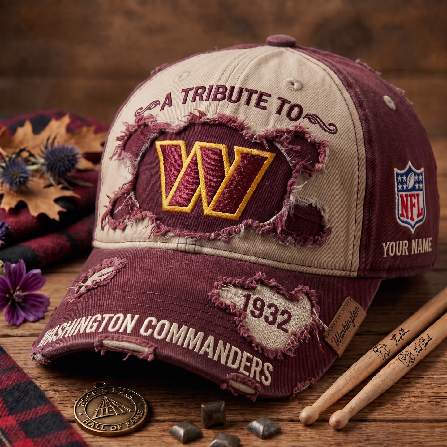 Exclusive NFL x WAS Personalized Name Cap