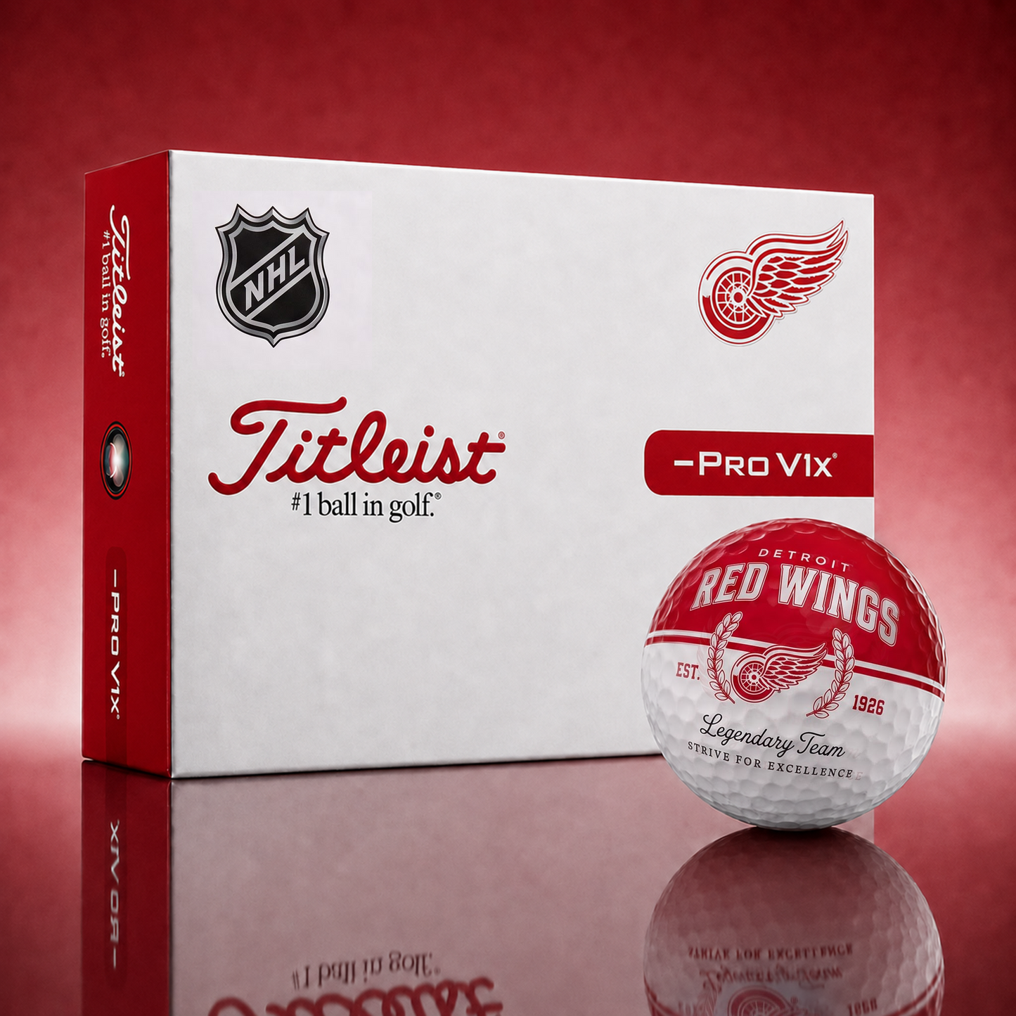 Exclusive NHL X DET Legendary Team Golf Ball