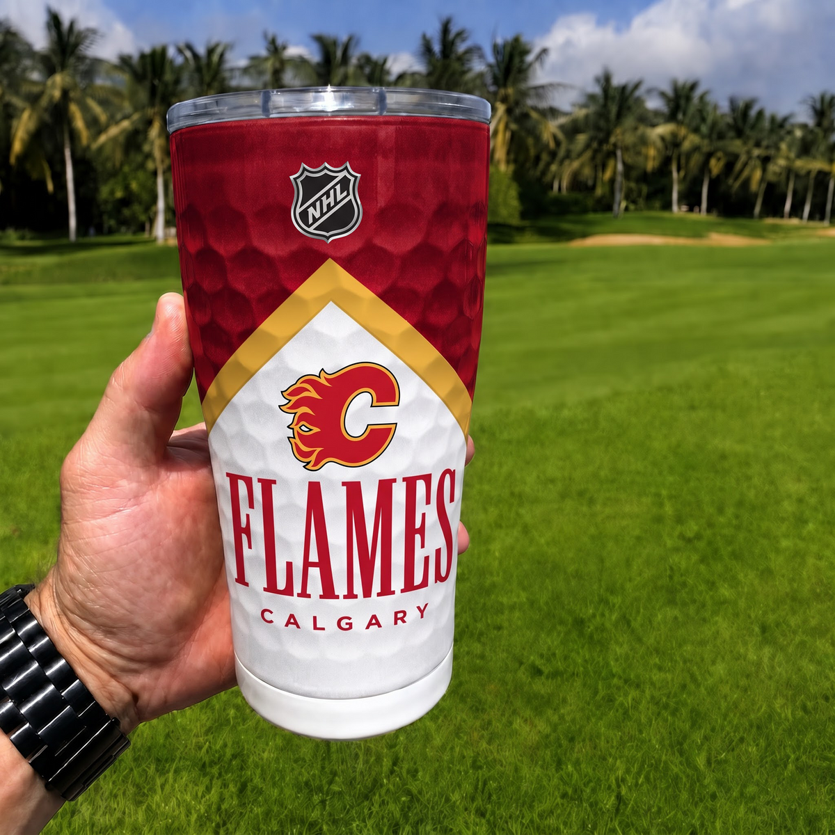 Exclusive NHL x CAL Golf Tumbler