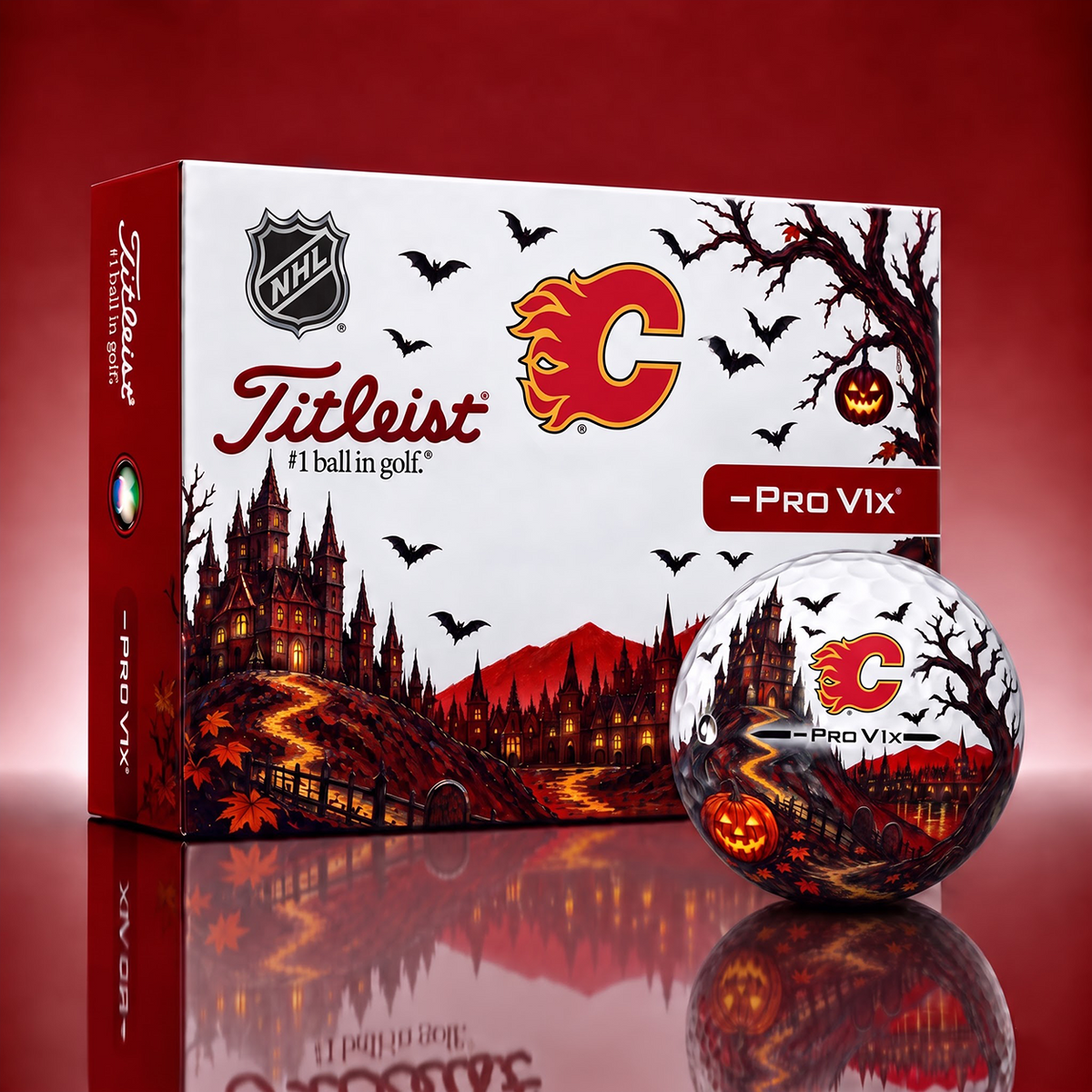 Exclusive NHL x CAL Halloween V3 Golf Ball