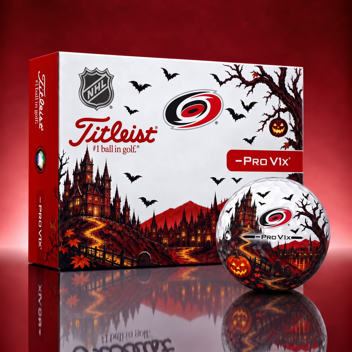 Exclusive NHL x CAR Halloween V3 Golf Ball