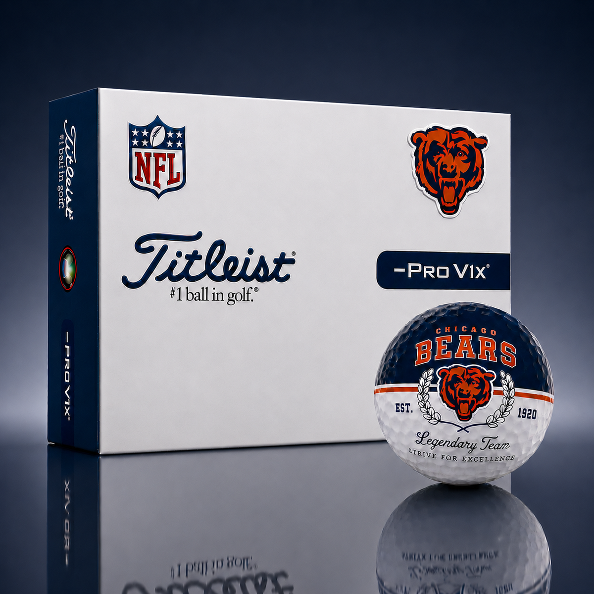 Exclusive NFL x CHI Legendary Team Golf Ball
