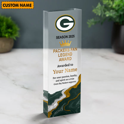 GBP NFL Personalized Acrylic Award Plaque Funny Christmas Gift For Family