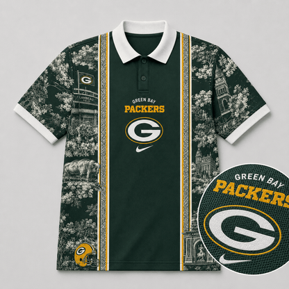 GBP Premium NFL Heritage Cityscape Polo Shirt for Loyal Fans