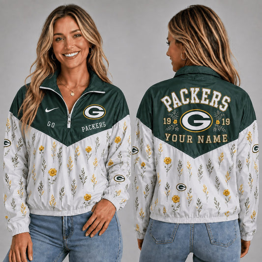 GBP x NFL Personalized Women Quarter Zip Jacket