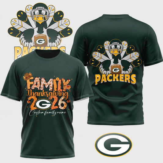 GBP x NFL Thanksgiving 3D Shirt