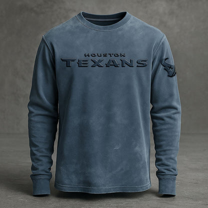 HOU x NFL Embossed SweatShirt DATND TANTD KAN