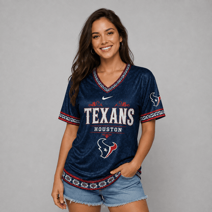 HT Premium NFL Classic Floral Satin Shirt