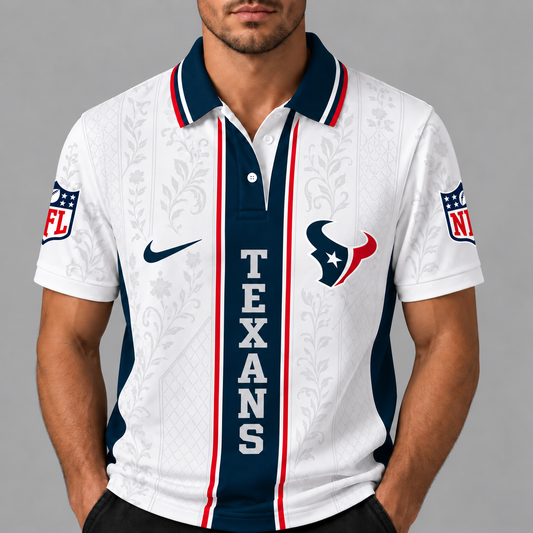 HT Premium NFL Floral Elegance Men‘s Polo Shirt