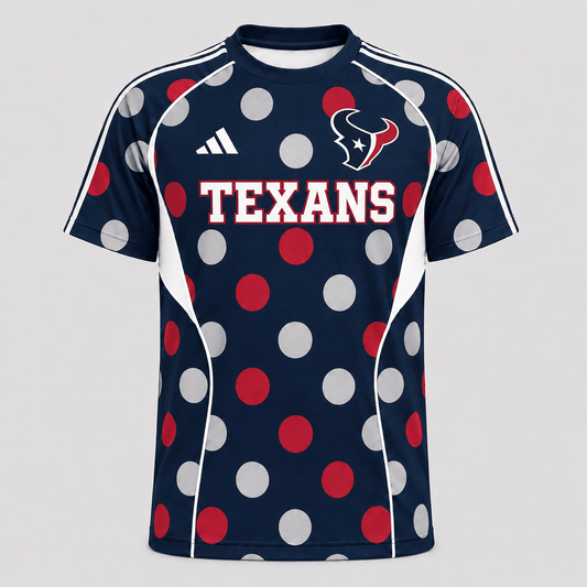 HT Premium NFL Game Day Polka Dot Sports Jersey Shirt
