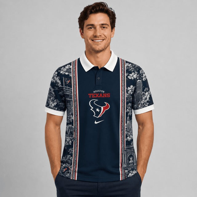 HT Premium NFL Heritage Cityscape Polo Shirt for Loyal Fans