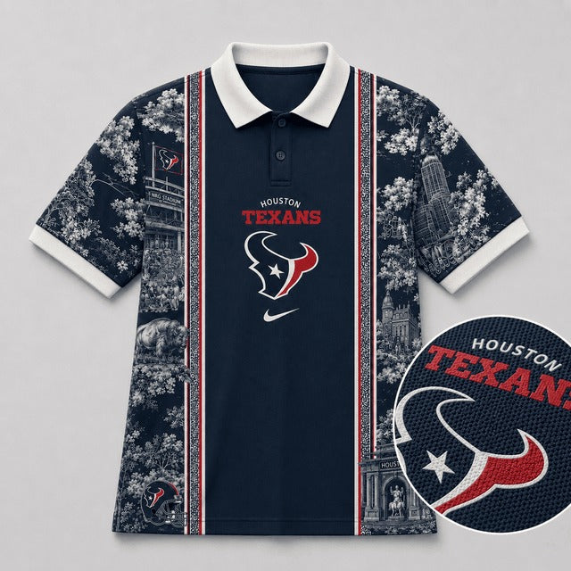 HT Premium NFL Heritage Cityscape Polo Shirt for Loyal Fans