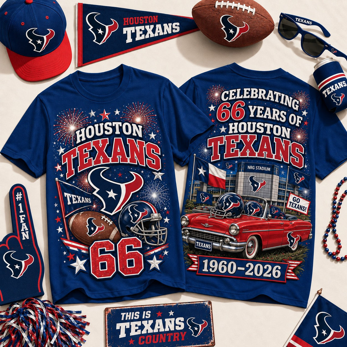 HT Premium NFL Legacy Celebration 3D Shirt