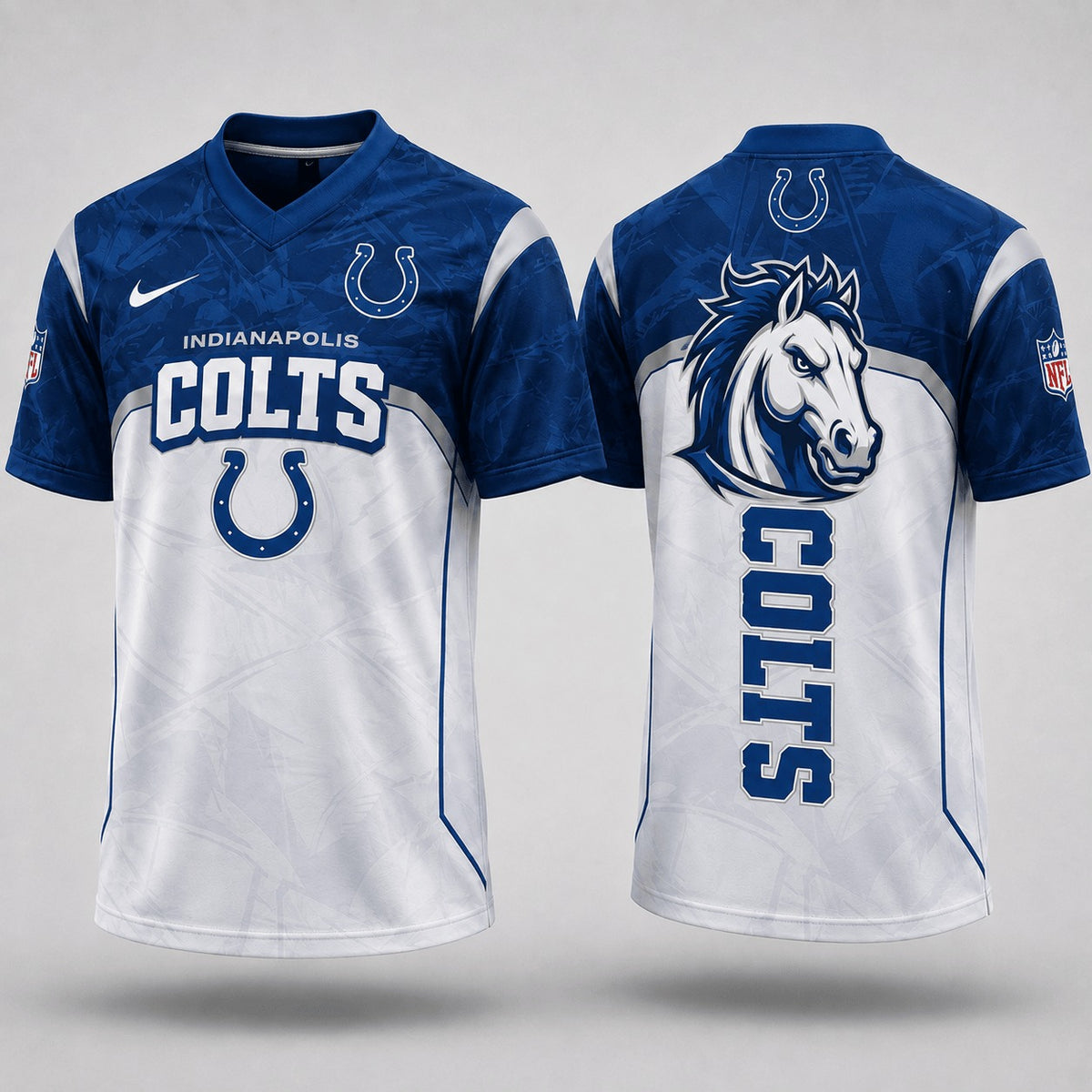 IC Premium NFL Power Graphic 3D V-neck Shirt