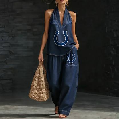 IND x NFL Women's Vintage Washed Denim Suit DATND TANTD 030626