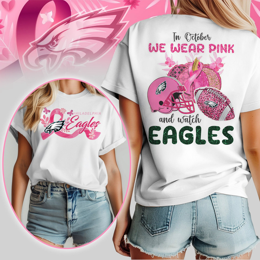 In October We Wear Pink And Watch PE Shirt  300626