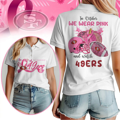 In October We Wear Pink And Watch SF49 Shirt  300626