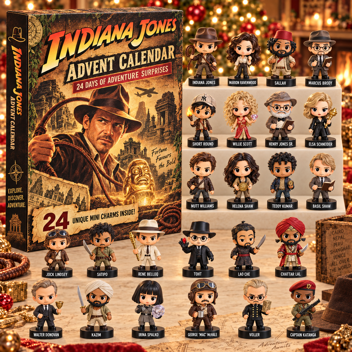 Indiana John 20 Days of Surprises Advent Calendar