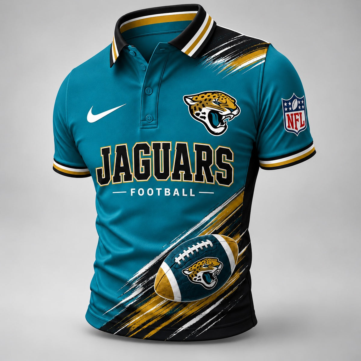 JJ Premium NFL Dynamic Gridiron Style Polo