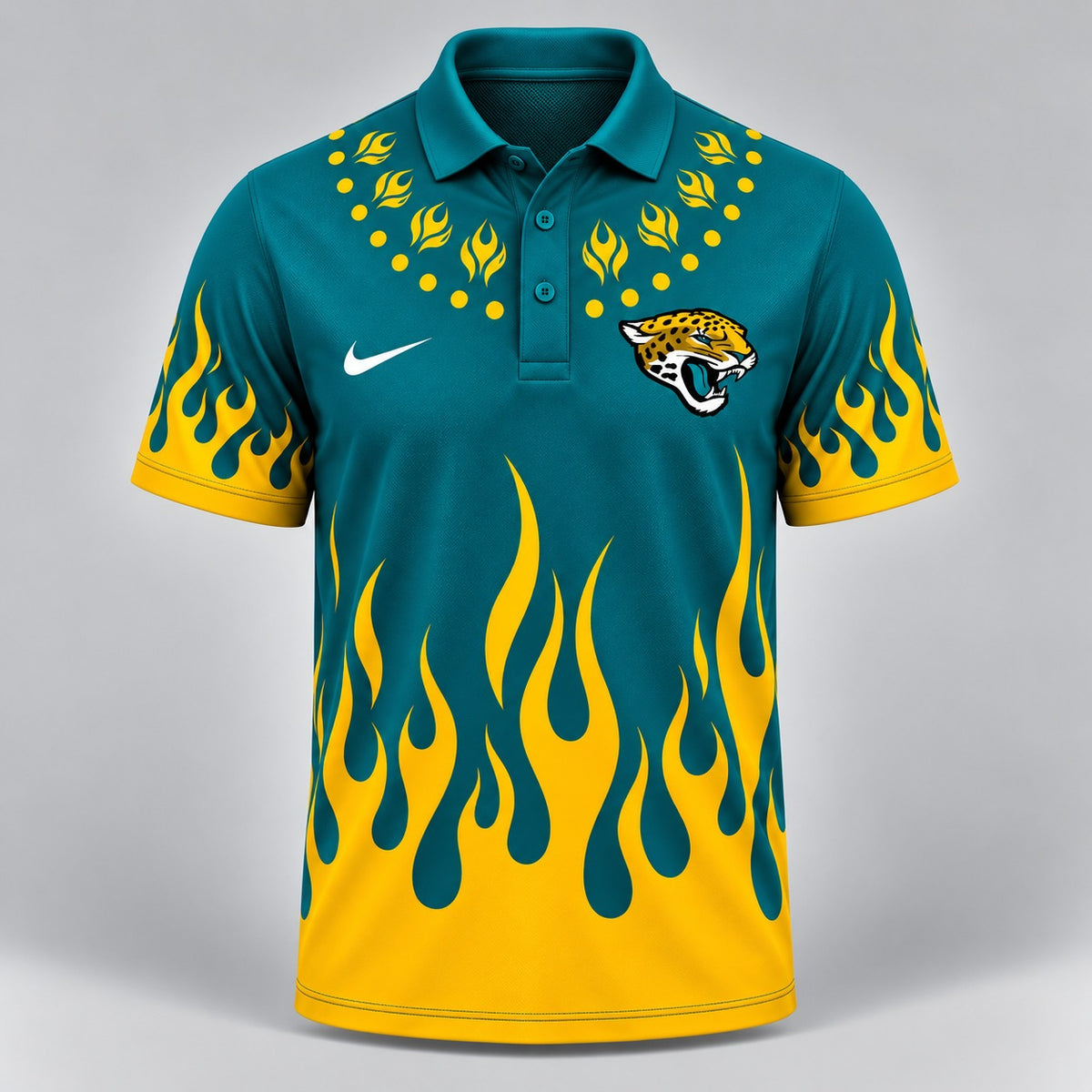 JJ Premium NFL Flame Performance Polo Shirt