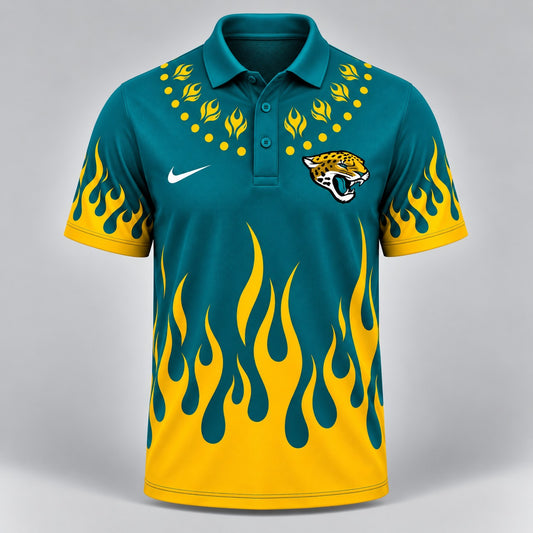JJ Premium NFL Flame Performance Polo Shirt