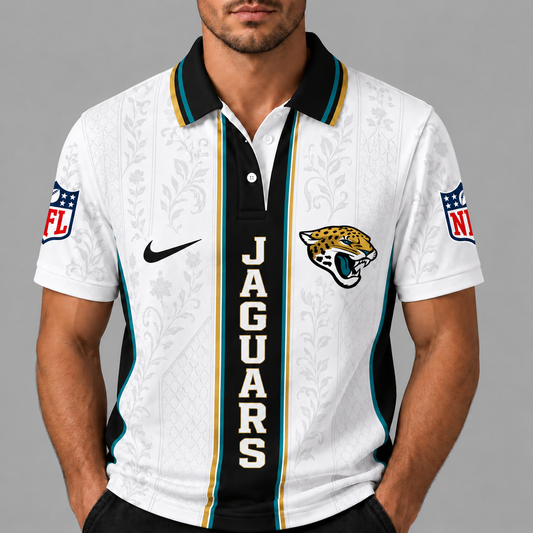JJ Premium NFL Floral Elegance Men‘s Polo Shirt