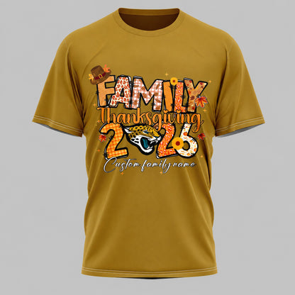 JJ x NFL Thanksgiving 3D Shirt