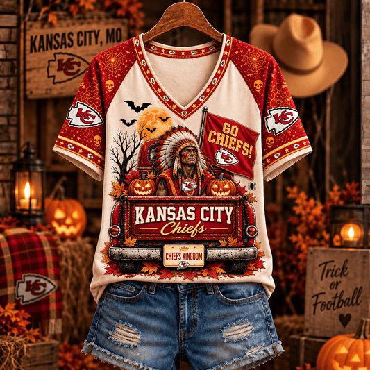 KCC Premium Halloween V-Neck T Shirt Gift For Fan