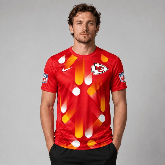 KCC Premium NFL All-Over Print Performance T-Shirt